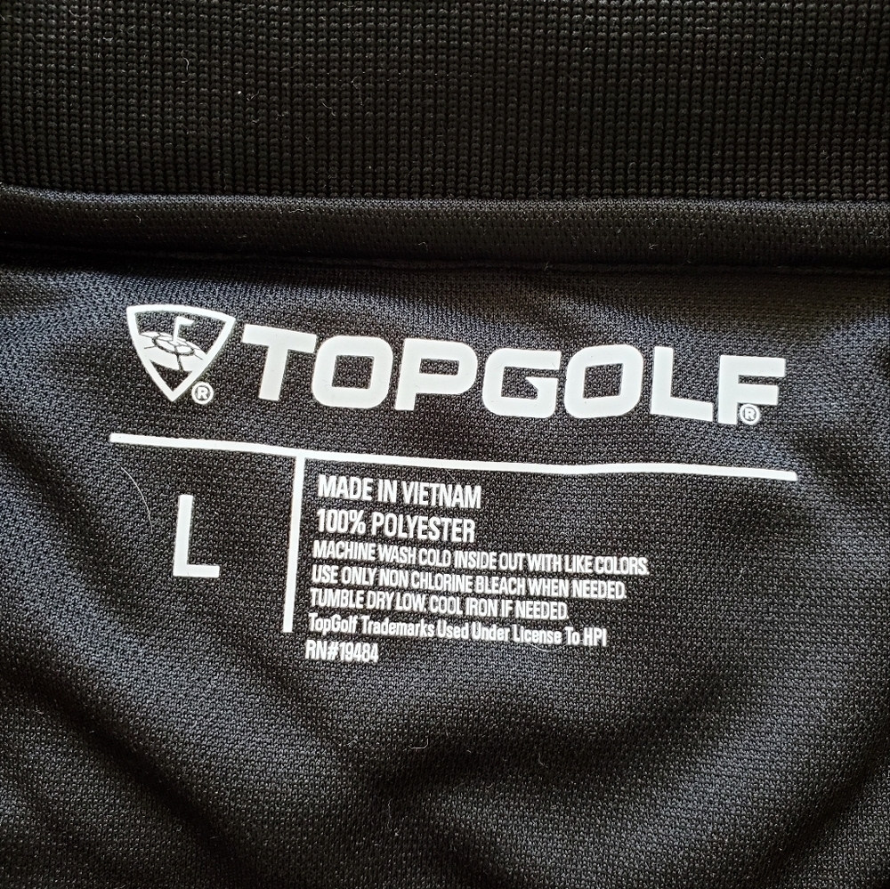 Topgolf Men's Golf Shirt.   Size Large - Picture 5 of 5